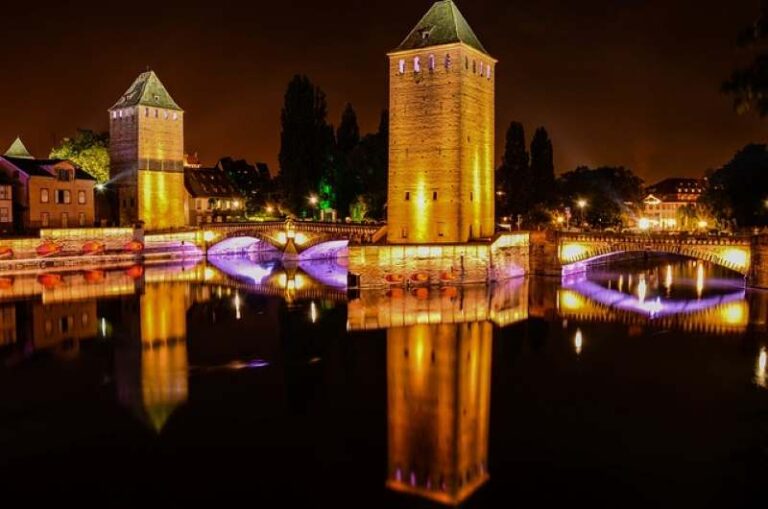 Strasbourg en hiver.